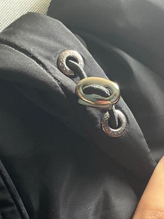 Chaqueta Calvin Klein Negra Forro Animal Print