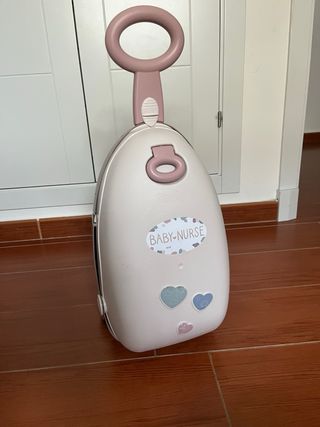 Carro 2 en 1, cuna y trona para muñecos