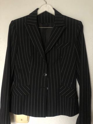 Americana mujer rayas