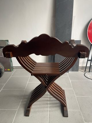 CHAIR SAVONAROLA-STUHL SEDIA POLTRONA SAVONAROLA