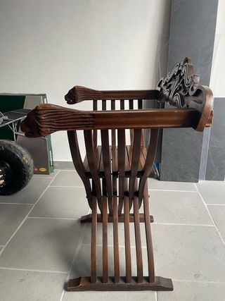 CHAIR SAVONAROLA-STUHL SEDIA POLTRONA SAVONAROLA