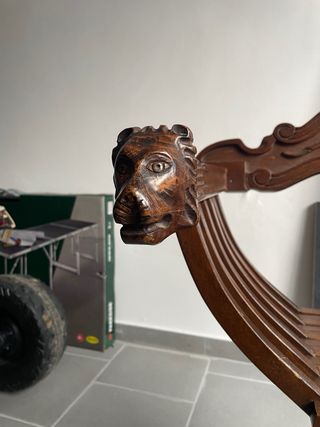 CHAIR SAVONAROLA-STUHL SEDIA POLTRONA SAVONAROLA