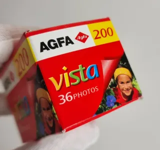 AGFA VISTA Lote 2 carretes 36 fotos (35 mm) NUEVOS