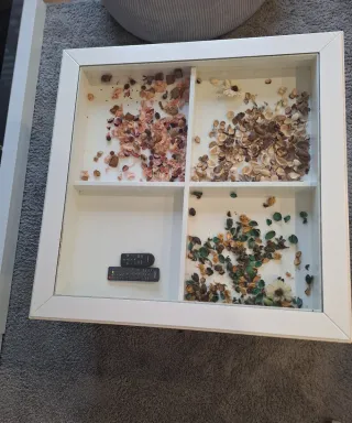 Mesa centro lacada en blanco.