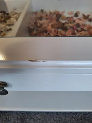 Mesa centro lacada en blanco.