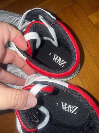 Zapatillas Zara Talla 41 Blancas Rojas