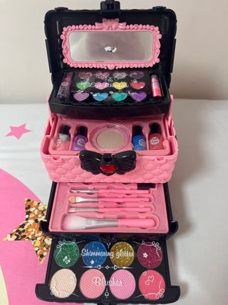 Set de Maquillaje Infantil Estuche Rosa