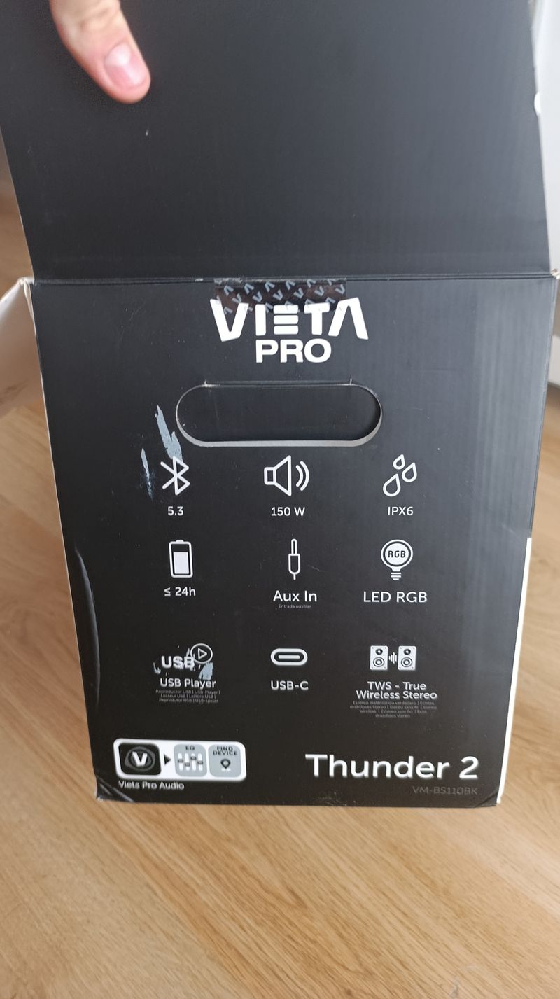 Altavoz Vieta Pro Thunder 2 y Auriculares Silence afbeelding 22