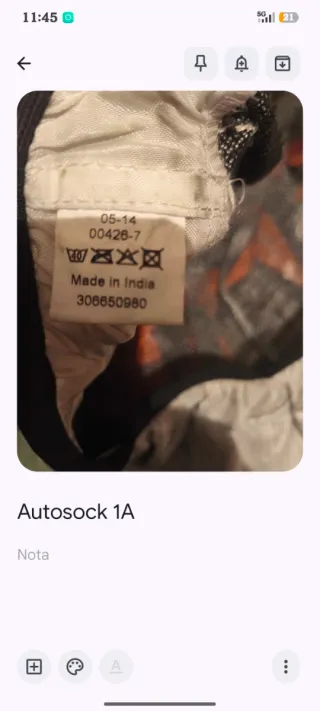 Cadenas Nieve Textiles Autosock