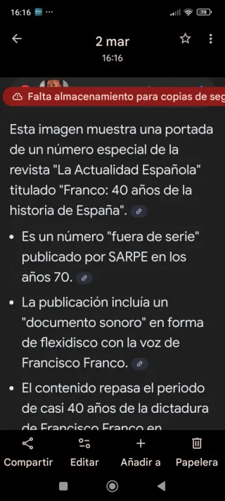 Franco, 40 años de la Historia de España