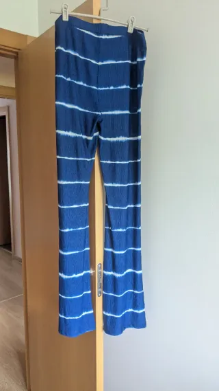 Pantalón Cortefiel Talla M Azul/Blanco