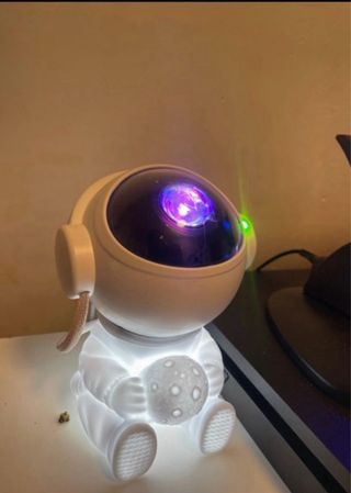 Lámpara Astronauta Proyector Galaxia