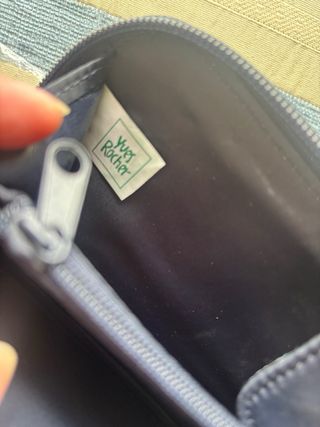 Cartera de mano negra/gris