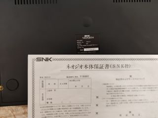 Consola SNK NeoGeo AES con caja