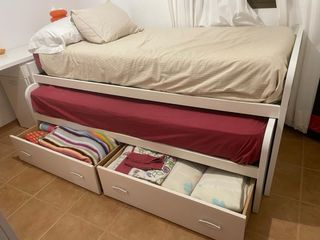 Cama nido con 2 colchones incluidos