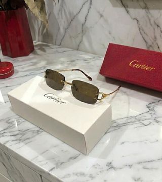 Cartier C Décor Brown – Gafas de sol originales