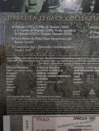 Coleção Monstros Legacy DVD - Terror