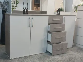 Cómoda 3 puertas 4 cajones envío gratis