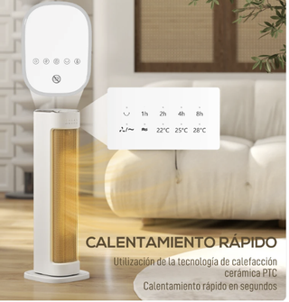 Calefactor Eléctrico Bajo Consumo 2000W