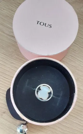 Anillo Tous Oso Nácar Plata