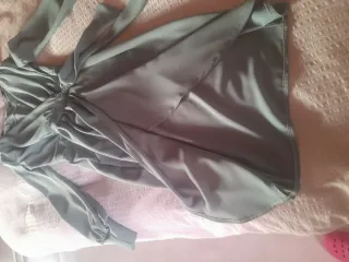 Vestido Juan Bernal verde talla S