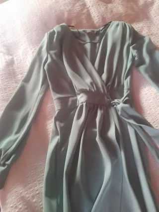 Vestido Juan Bernal verde talla S