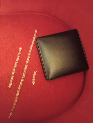 Conjunto Collar y Pulsera Oro Multicolor