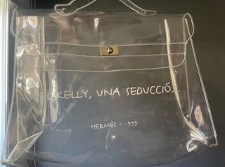 Bolso Hermès Kelly Transparente 1999