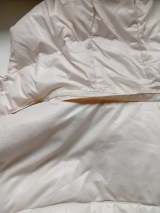 Adidas Cream Puffer Jacket - Real Down - Size M