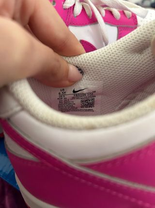 Nike Dunk Low Rosas y Blancas