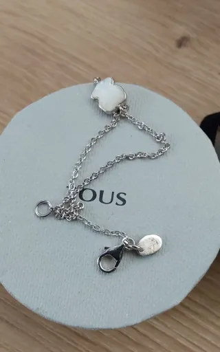 Pulsera Tous Plata y Nácar Original