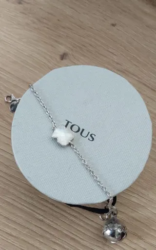 Pulsera Tous Plata y Nácar Original