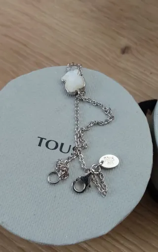 Pulsera Tous Plata y Nácar Original