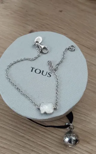 Pulsera Tous Plata y Nácar Original