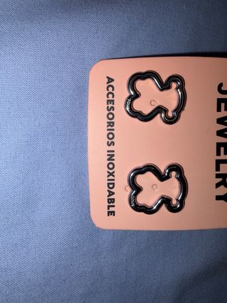 Pendientes Oso Tous Plata