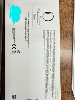 Apple Watch SE Azul Marino/Gris Espacial