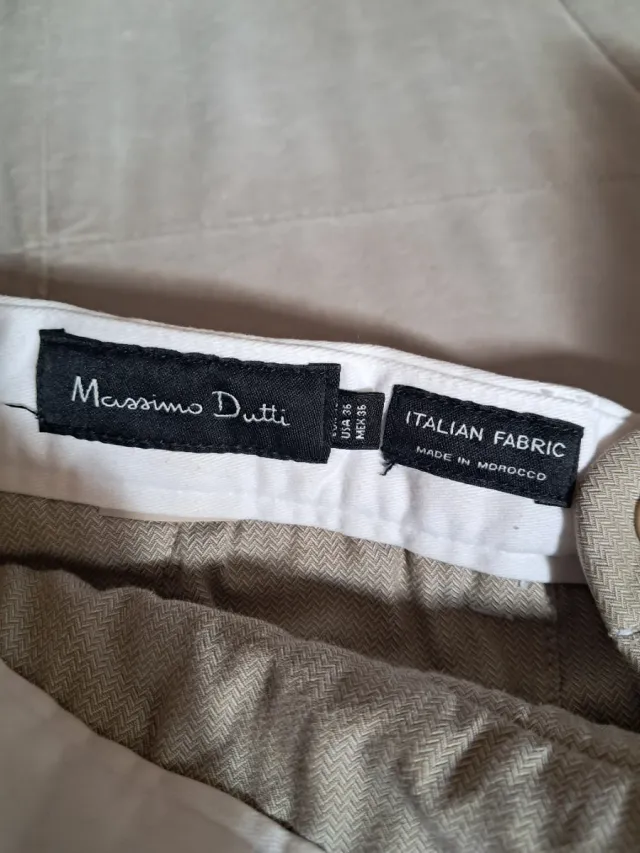 Pantalón hombre blanco  talla 46