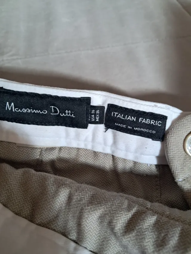 Pantalón hombre blanco  talla 46