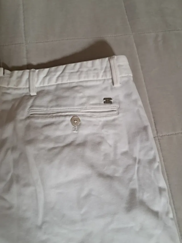 Pantalón hombre blanco  talla 46
