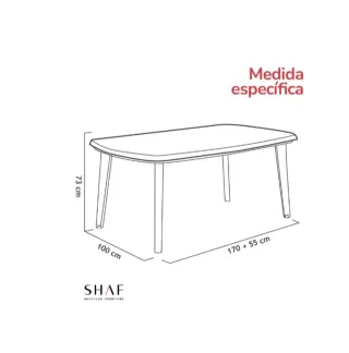 Mesa Comedor Extensible Exterior Blanca