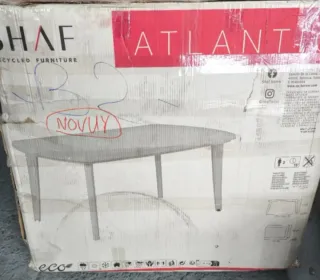 Mesa Comedor Extensible Exterior Blanca