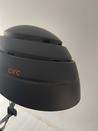 Casco Bicicleta/Patinete Plegable Negro/Naranja