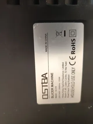 Cortadora de fiambre OSTBA