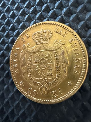 10 Escudos Isabel II 1866