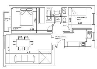 Piso en alquiler en Universidad San Francisco en Zaragoza