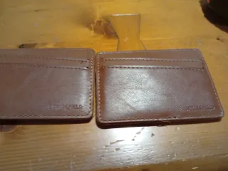 Tarjeteros Marrón y Naranja