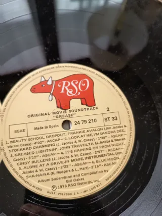 Vinilo Banda Sonora Grease