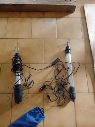 Lámpara Portátil Coche con Pinzas