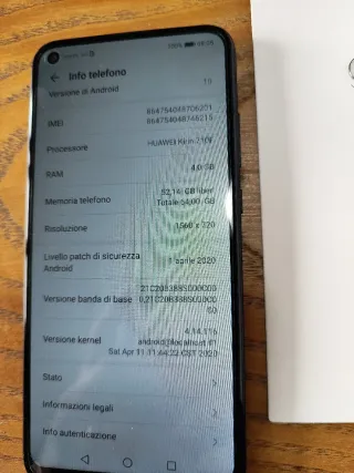 Huawei P40 lite E Nero