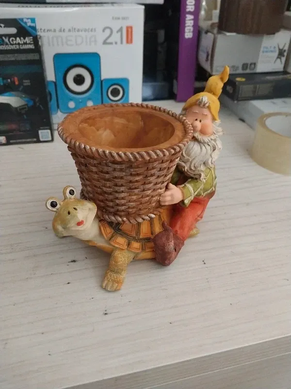 Decoración Abuelo con Tortuga